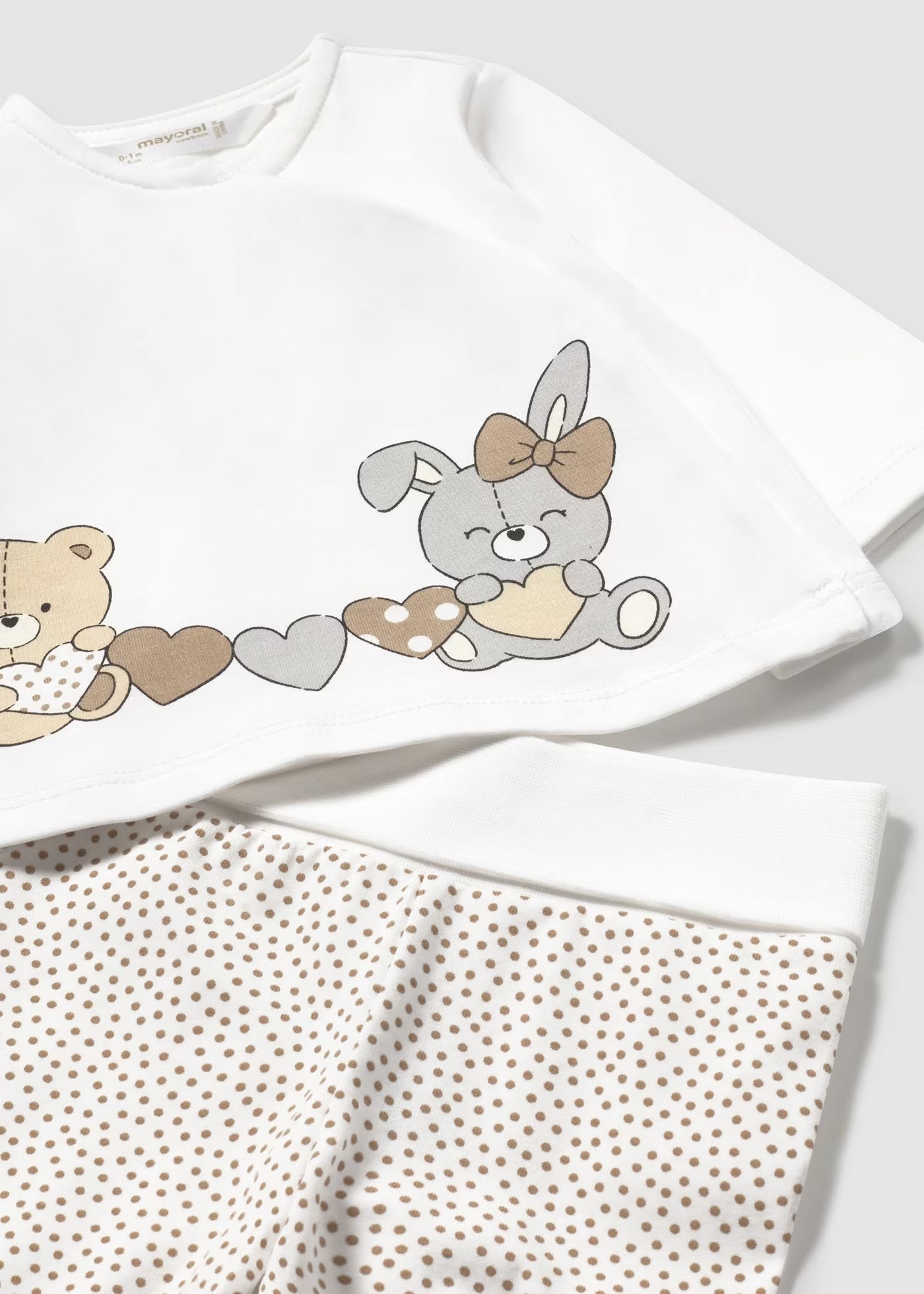 Set Polaina Cute Bear Moca