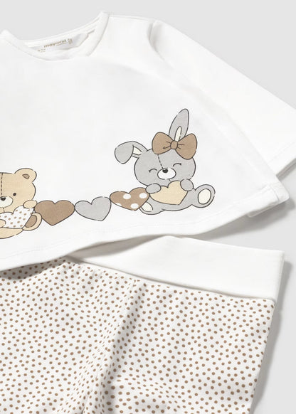 Set Polaina Cute Bear Moca