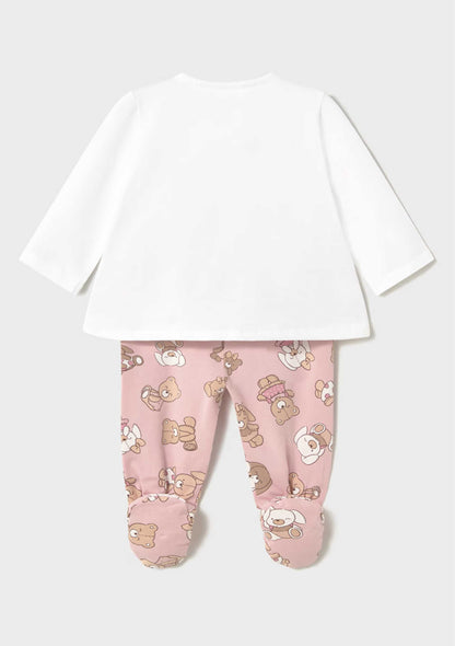 Set Polaina Cute Bear Rosa
