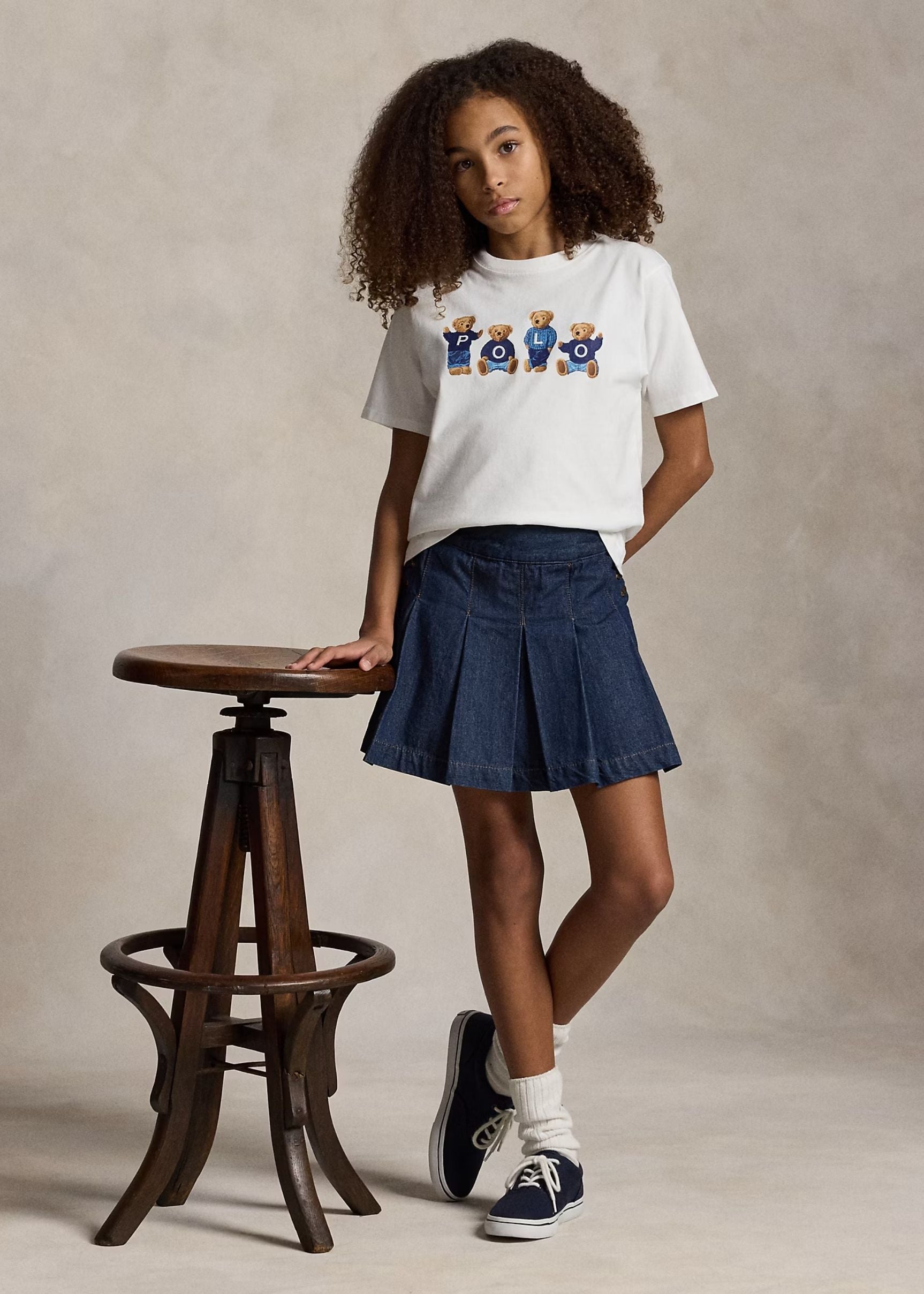 Camiseta Polo Bears Blanca