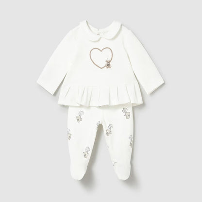 Set Polaina Teddy Love Crudo
