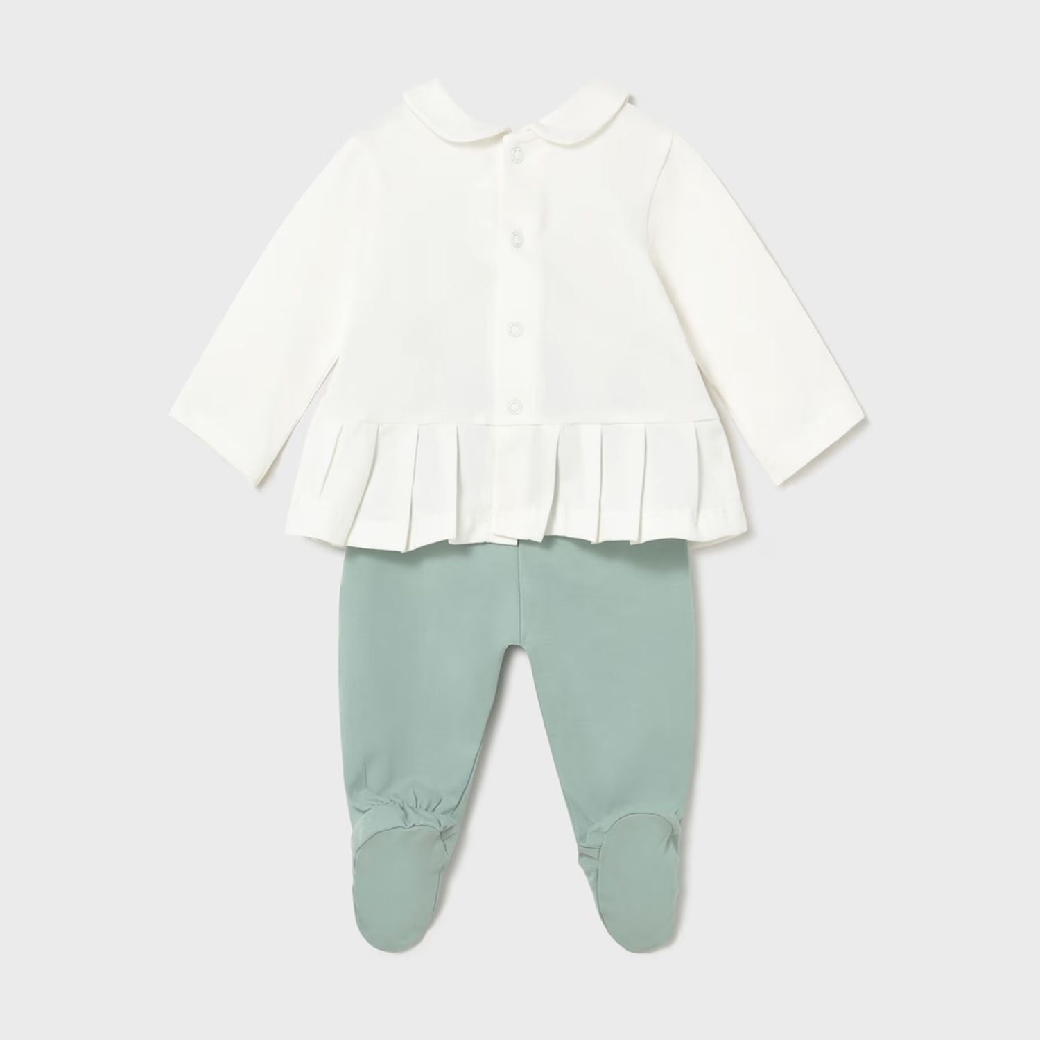 Set Plisado Blossom Aqua