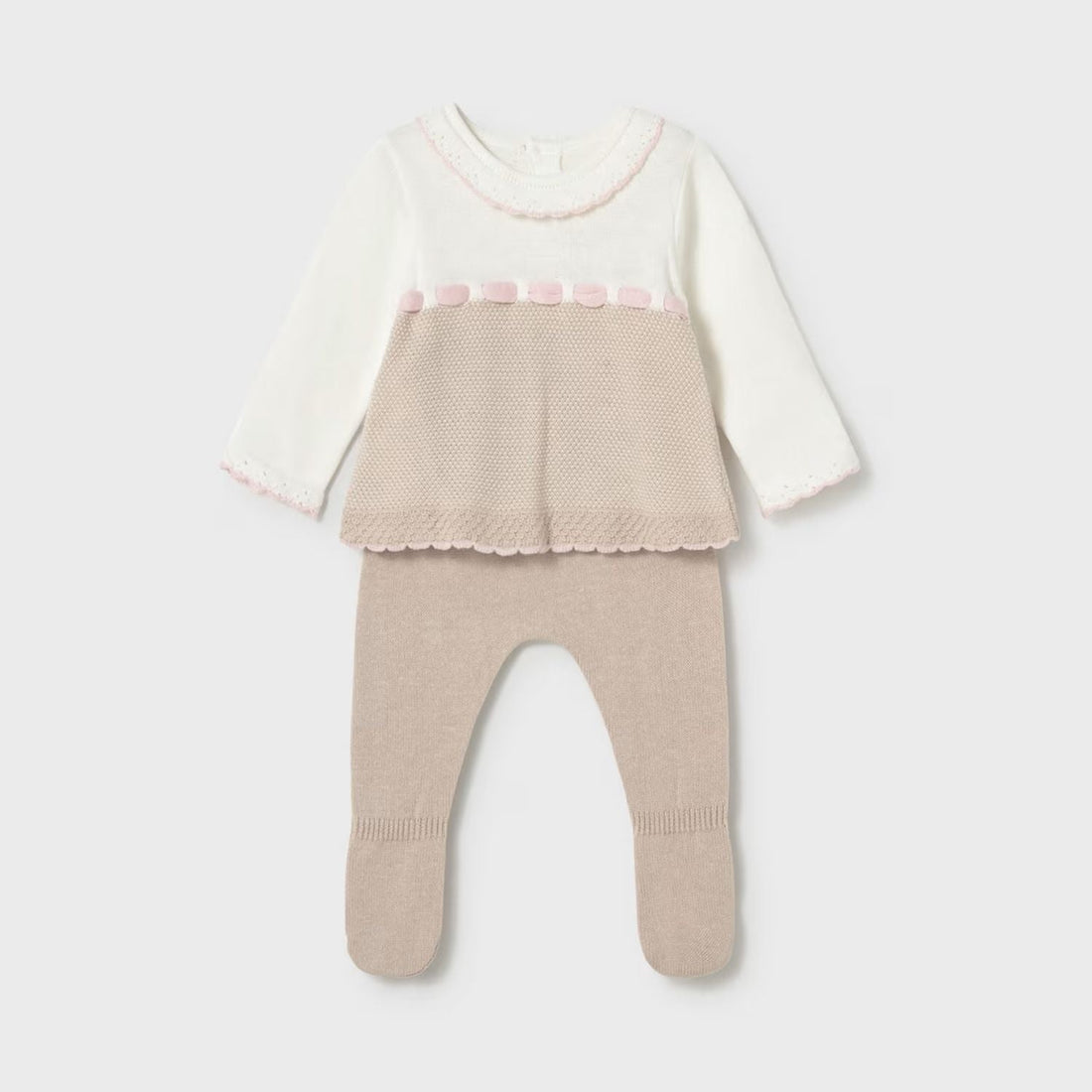 Set Polaina Tricot Topo