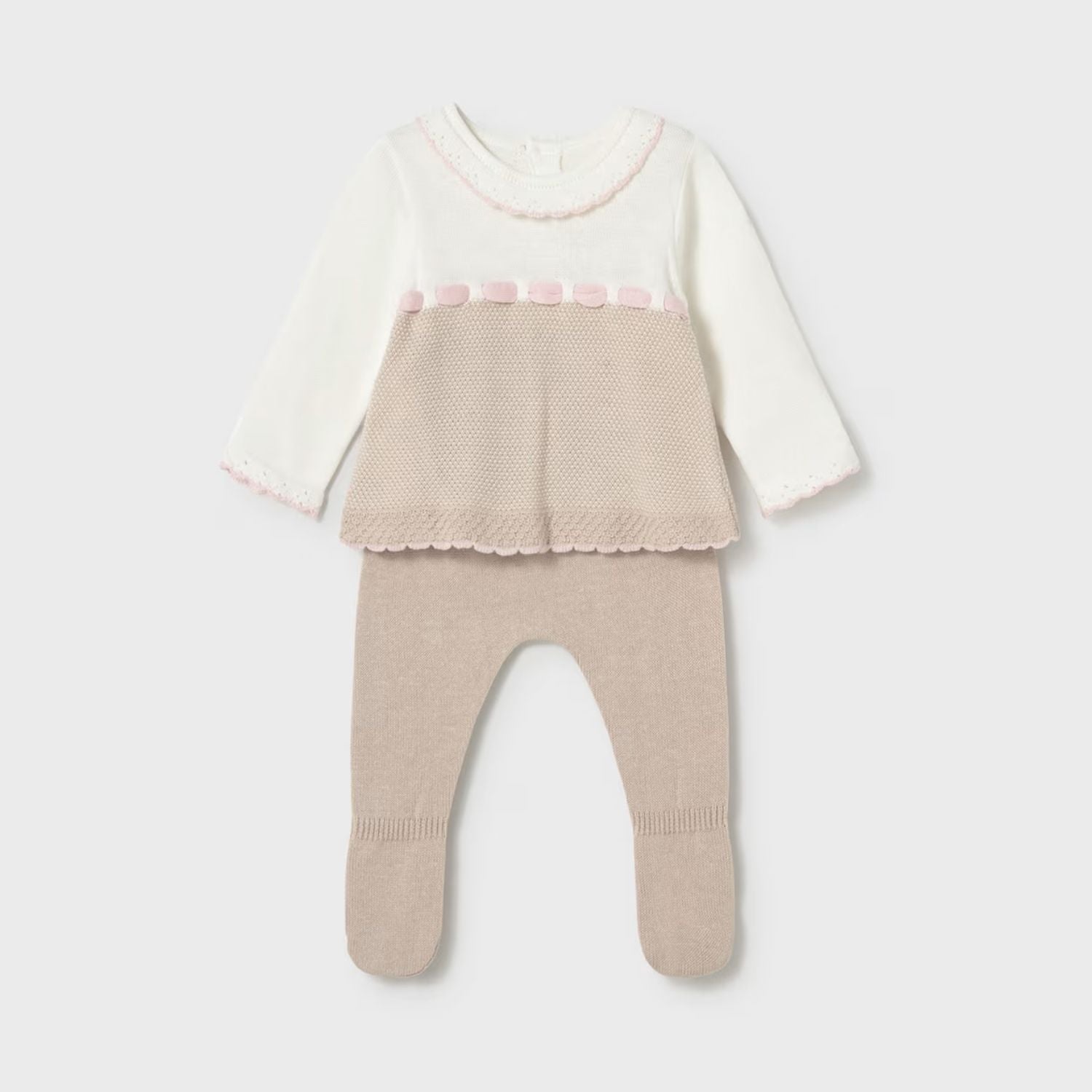 Set Polaina Tricot Topo