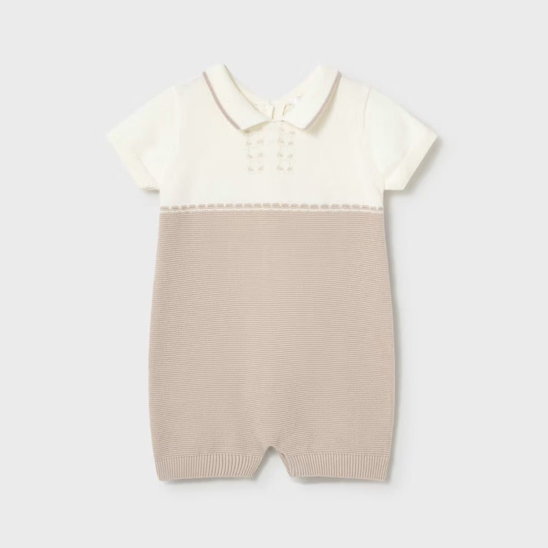 Enterizo Tricot Combinado Topo