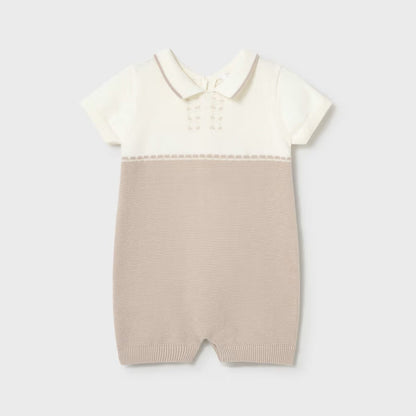 Enterizo Tricot Combinado Topo