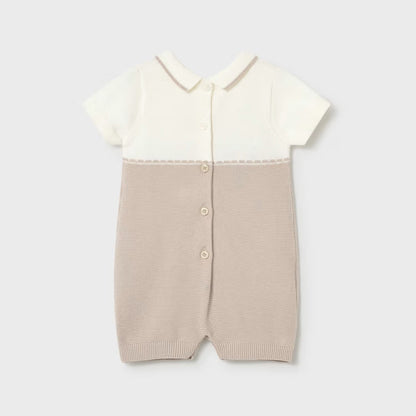 Enterizo Tricot Combinado Topo