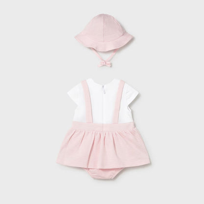 Vestido &amp; Gorro Puppy Friends Rosa