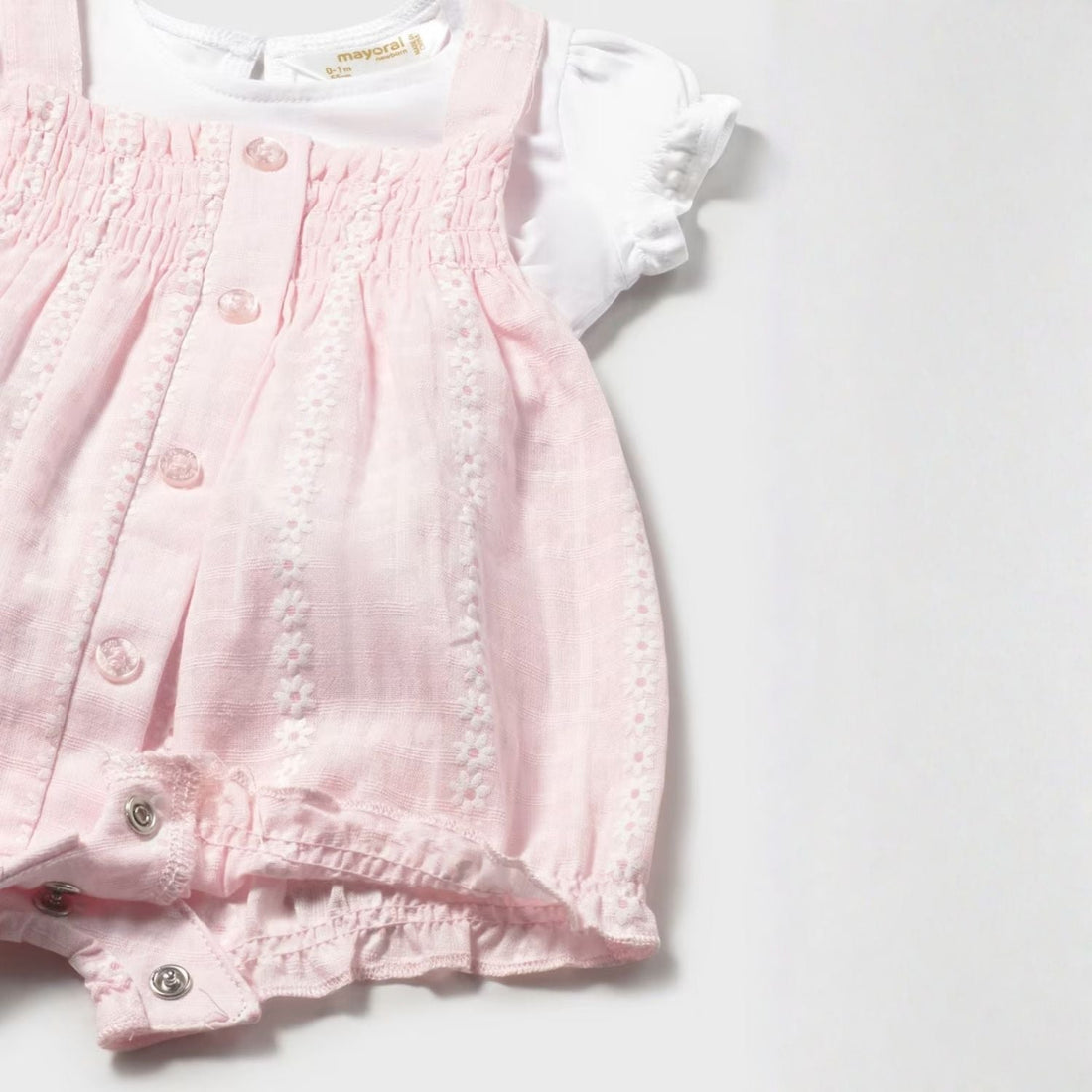 Set Enterizo Floral Rosa