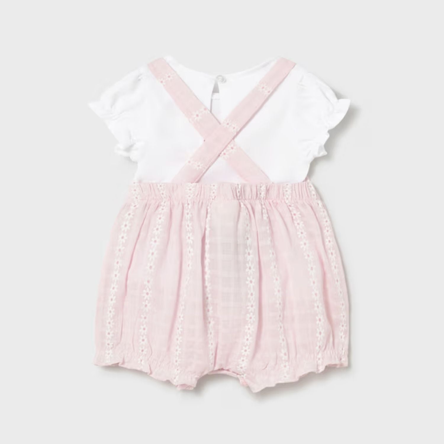 Set Enterizo Floral Rosa