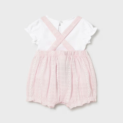 Set Enterizo Floral Rosa