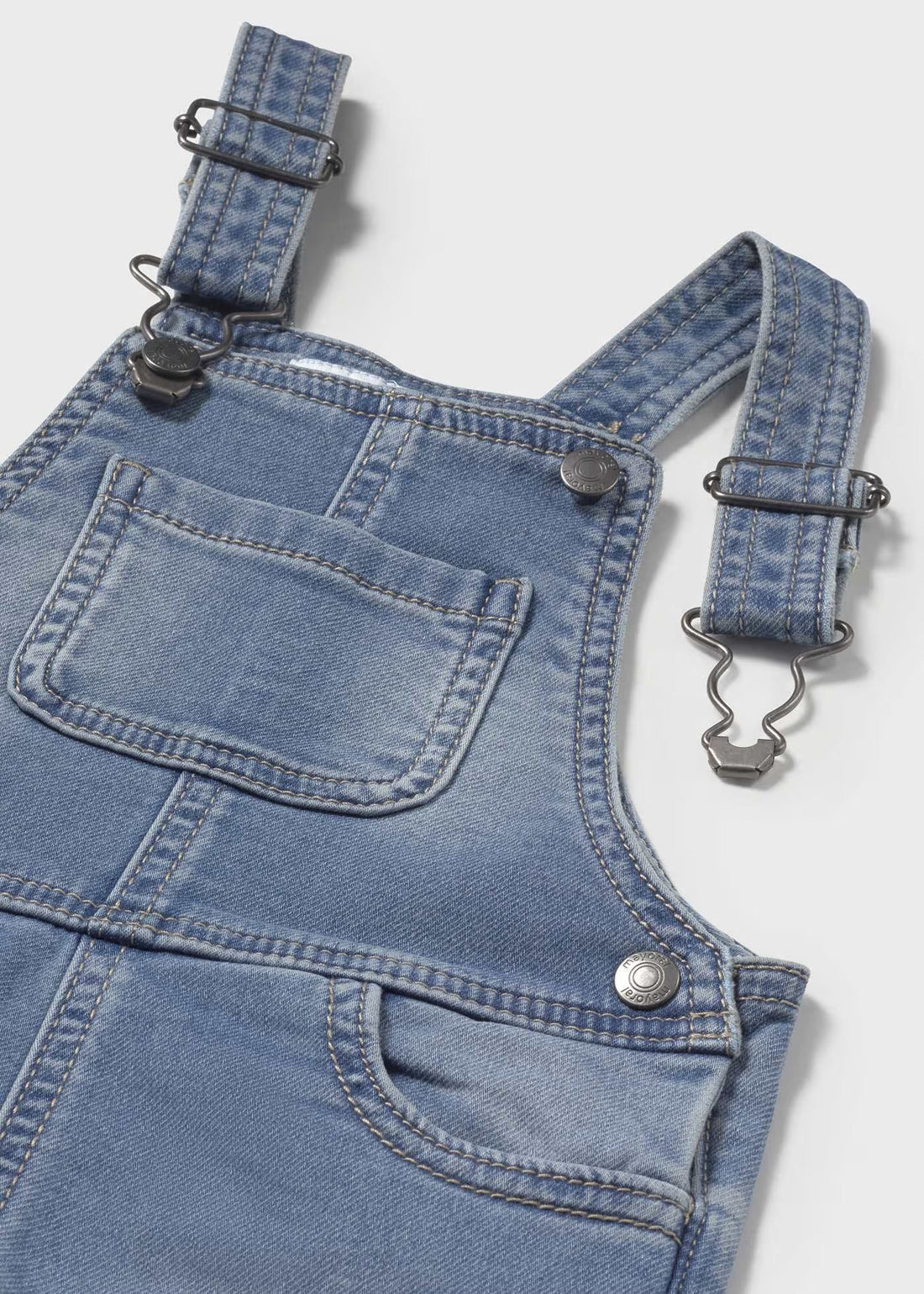 Overol Corto Eco Denim Surf Bebé