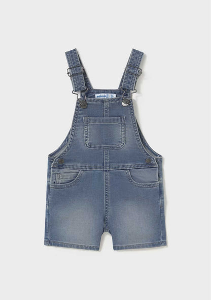 Overol Corto Eco Denim Surf Bebé