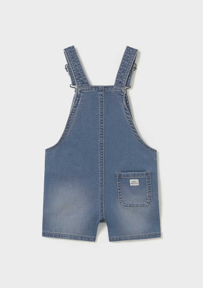 Overol Corto Eco Denim Surf Bebé