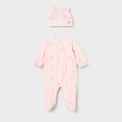 Pijama &amp; Gorro Little Kitty Rosa