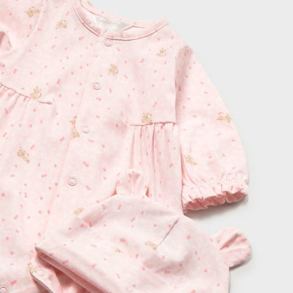 Pijama &amp; Gorro Little Kitty Rosa