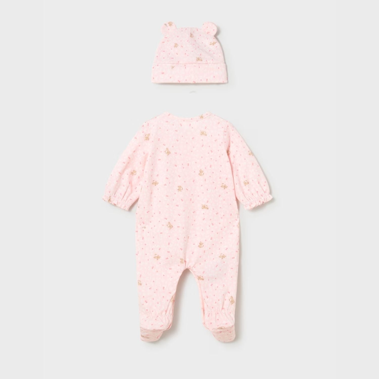 Pijama &amp; Gorro Little Kitty Rosa
