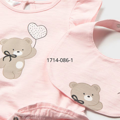 Set Enterizo Teddy Love Rosa