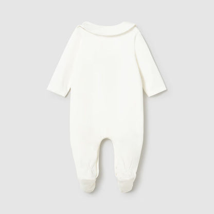Set Pijama &amp; Babero Little Bear Crudo