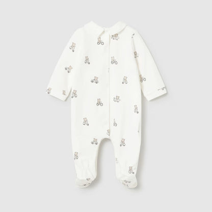 Pack Pijamas Teddy Wheels Crudo