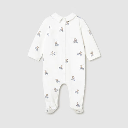 Pack Pijamas Teddy Wheels Cielo