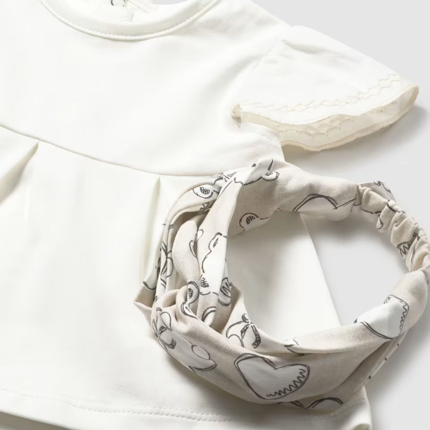 Set 3 Piezas Leggings Teddy Love Trigo