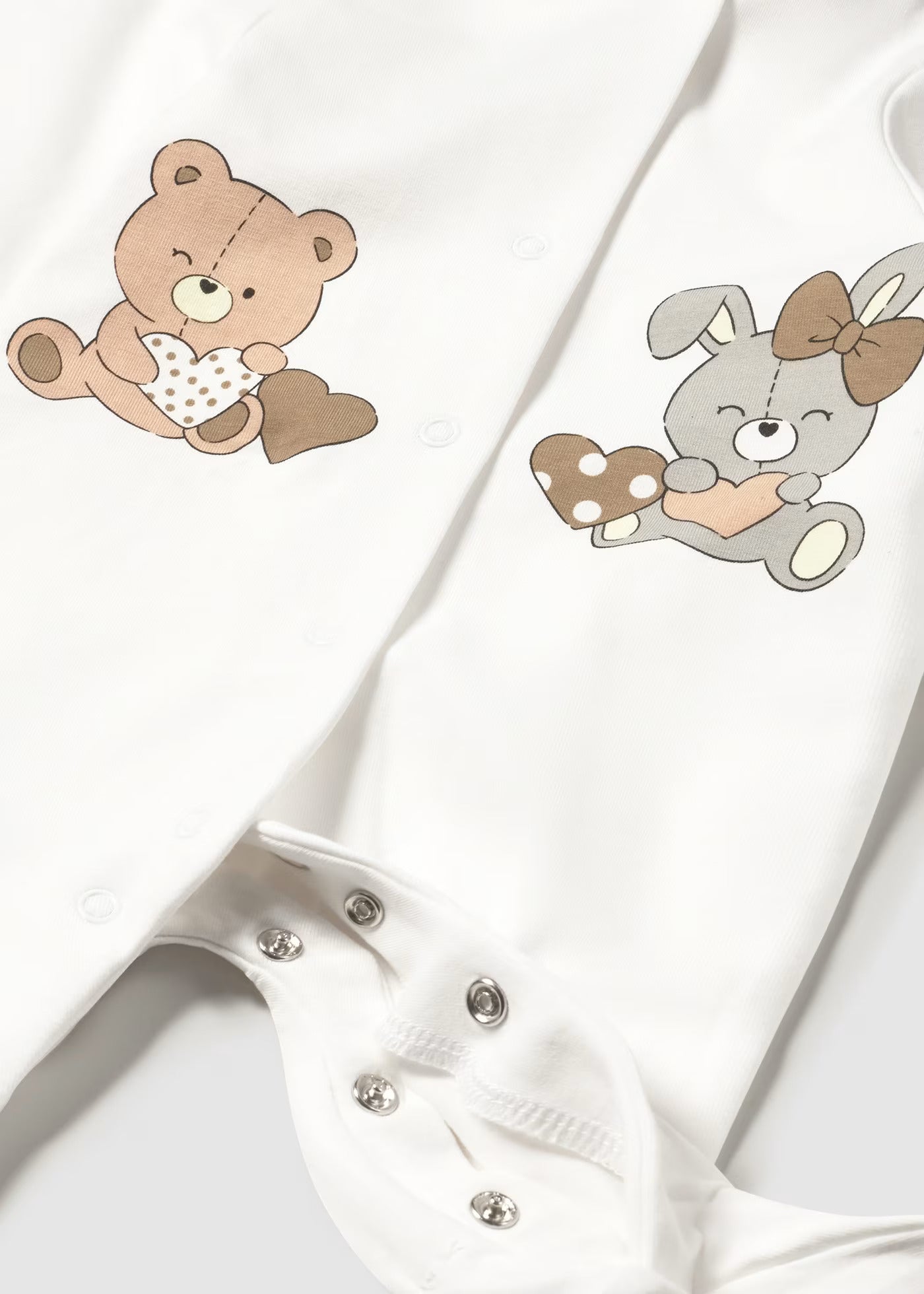 Set Pijamas Cute Bear Moca Newborn