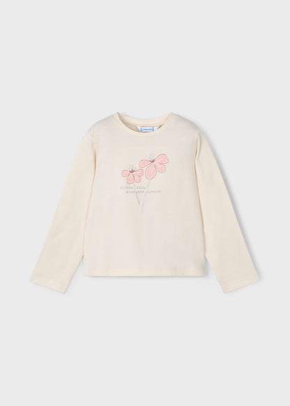 Camiseta Básica Macchiato Flor