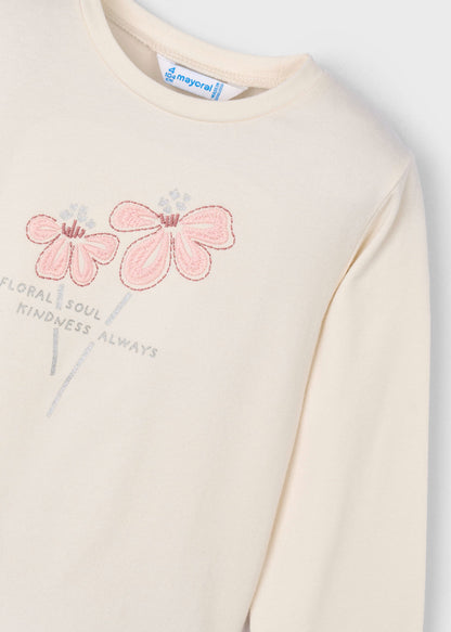 Camiseta Básica Macchiato Flor