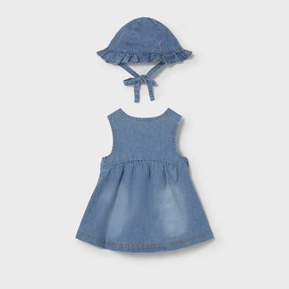Set Vestido Denim Strawberry Love
