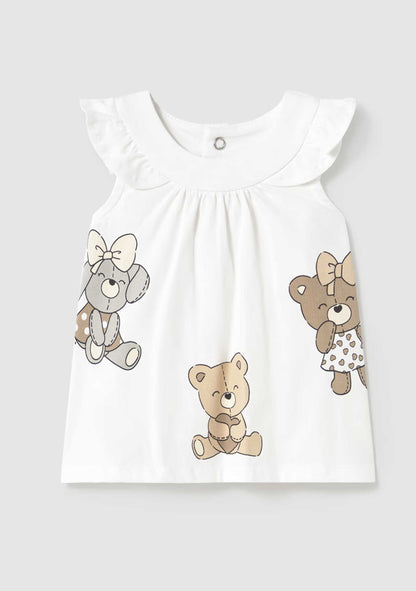 Vestido Cute Bear Moca Newborn