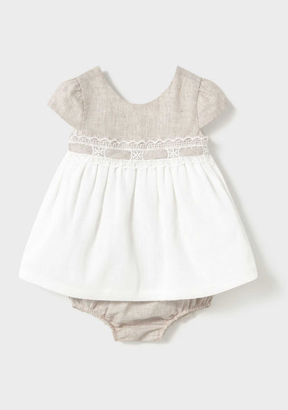 Vestido Lino Ceremonia Newborn