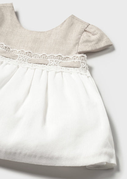 Vestido Lino Ceremonia Newborn