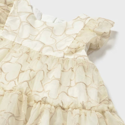 Vestido Tul Ceremonia Trigo