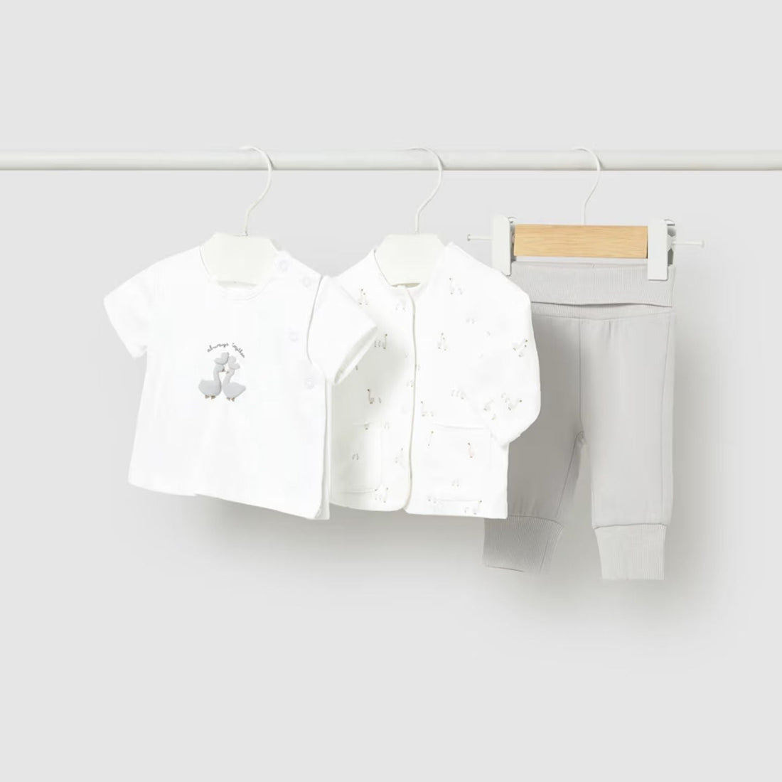 Conjunto 3 Piezas Baby Animals Plata