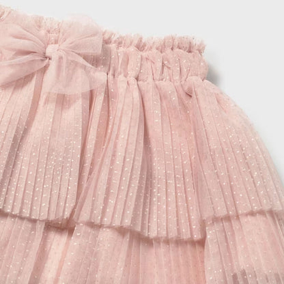 Falda Tul Plisada Blossom