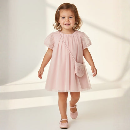 Vestido Tul &amp; Bolso Blossom