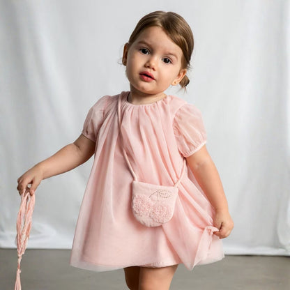 Vestido Tul &amp; Bolso Blossom