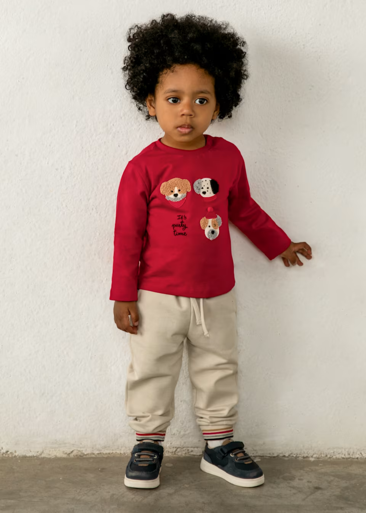 Camiseta Puppy Party Rojo