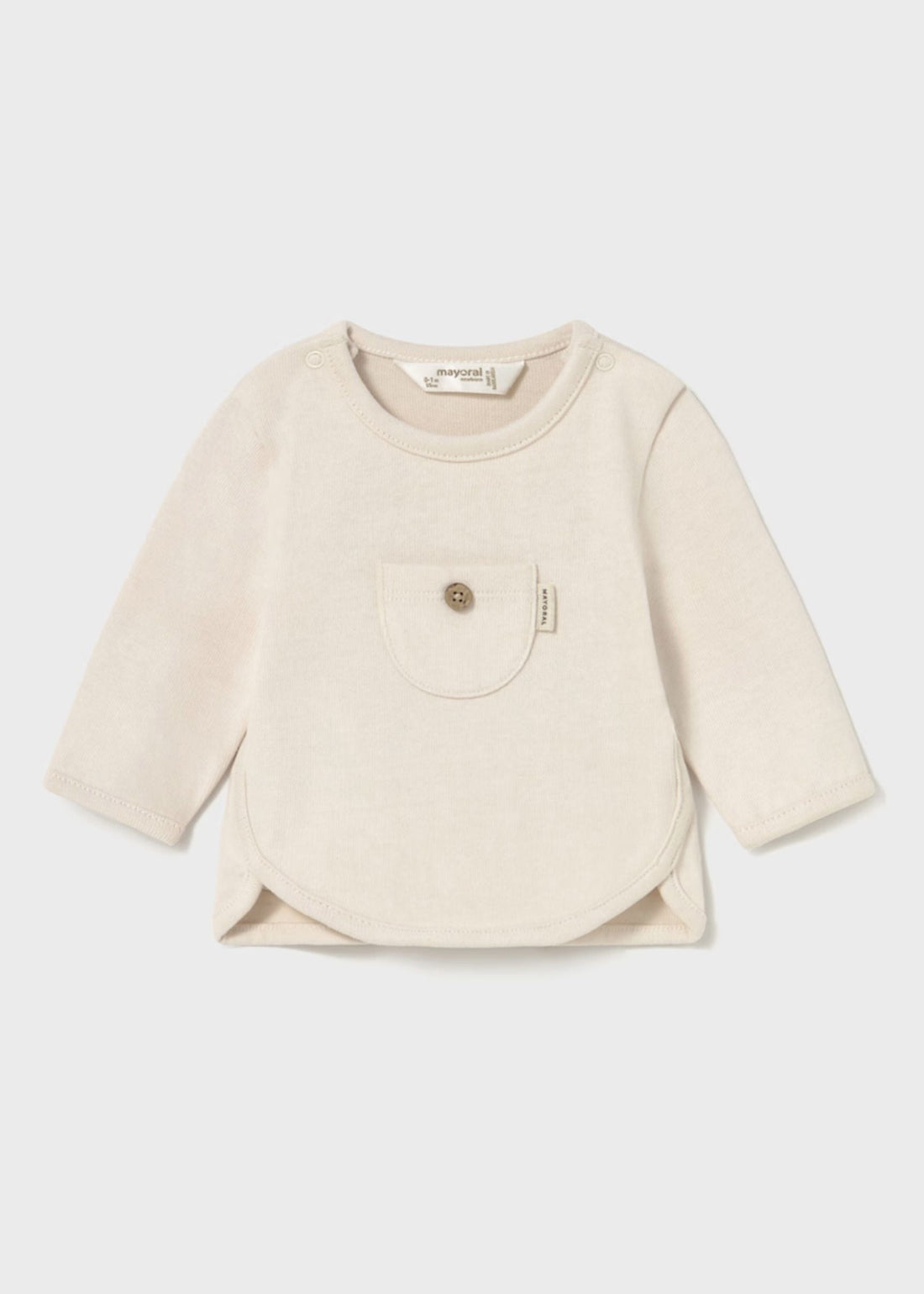 Camiseta Manga Larga Cerámica Better Cotton Newborn