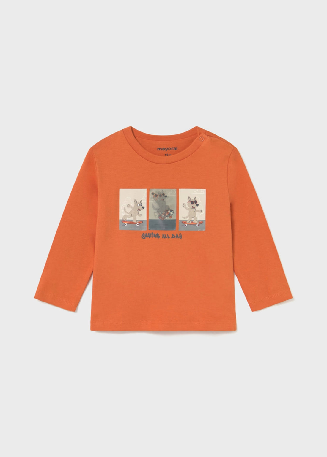 Camiseta Naranja Funny Puppy