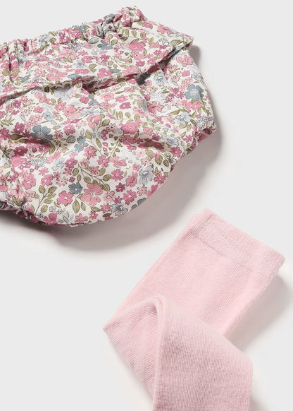 Conjunto Sweater Panty &amp; Media Rosa Baby