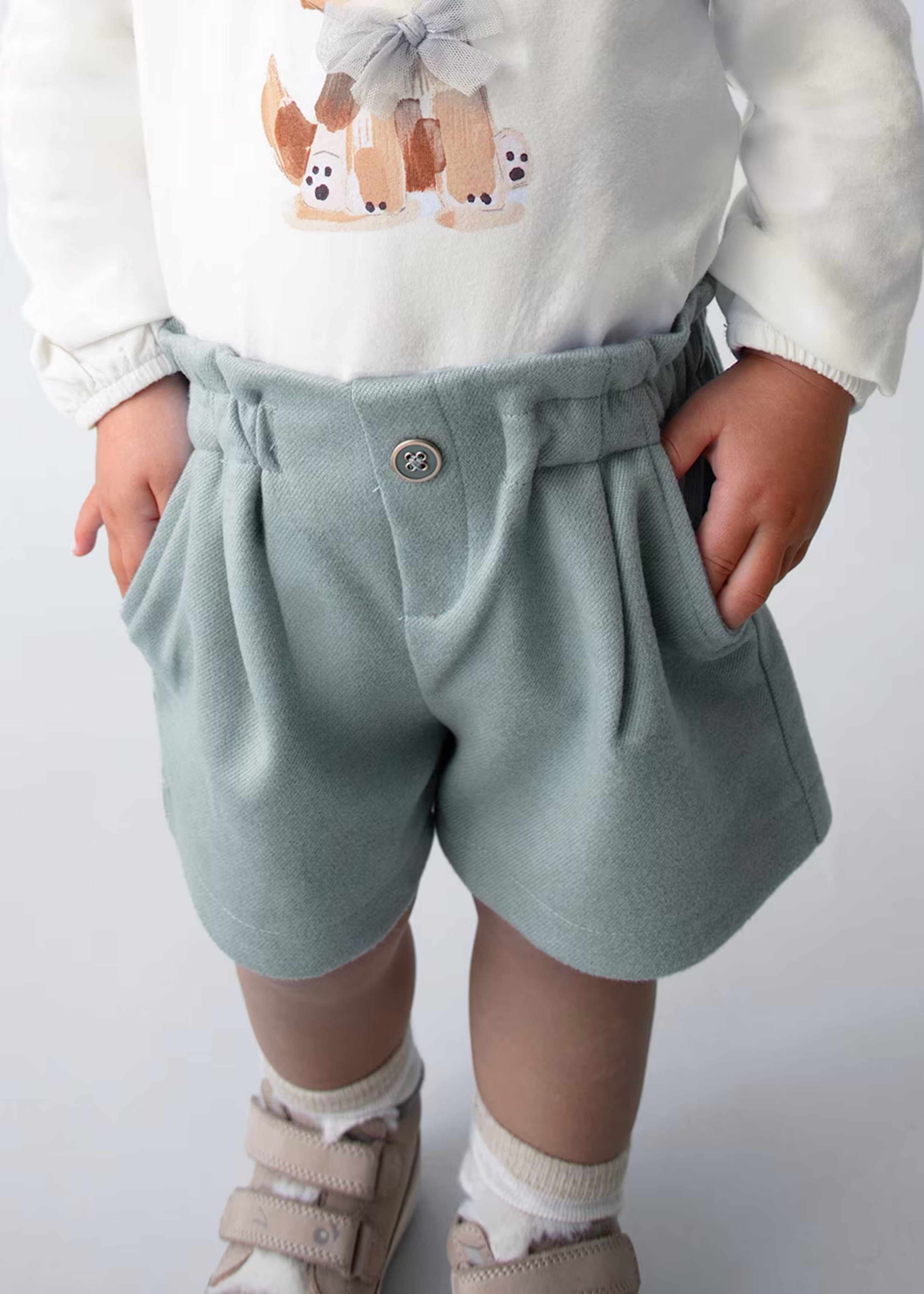 Short Sarga Bolsillos Blue Bell
