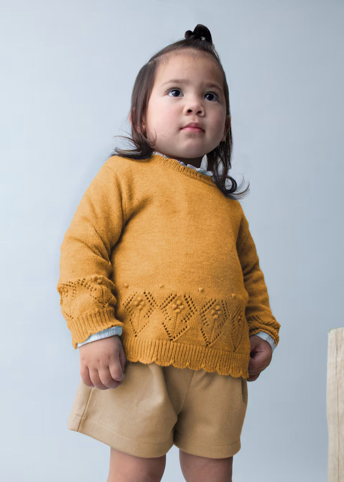 Short Sarga Bolsillos Camel