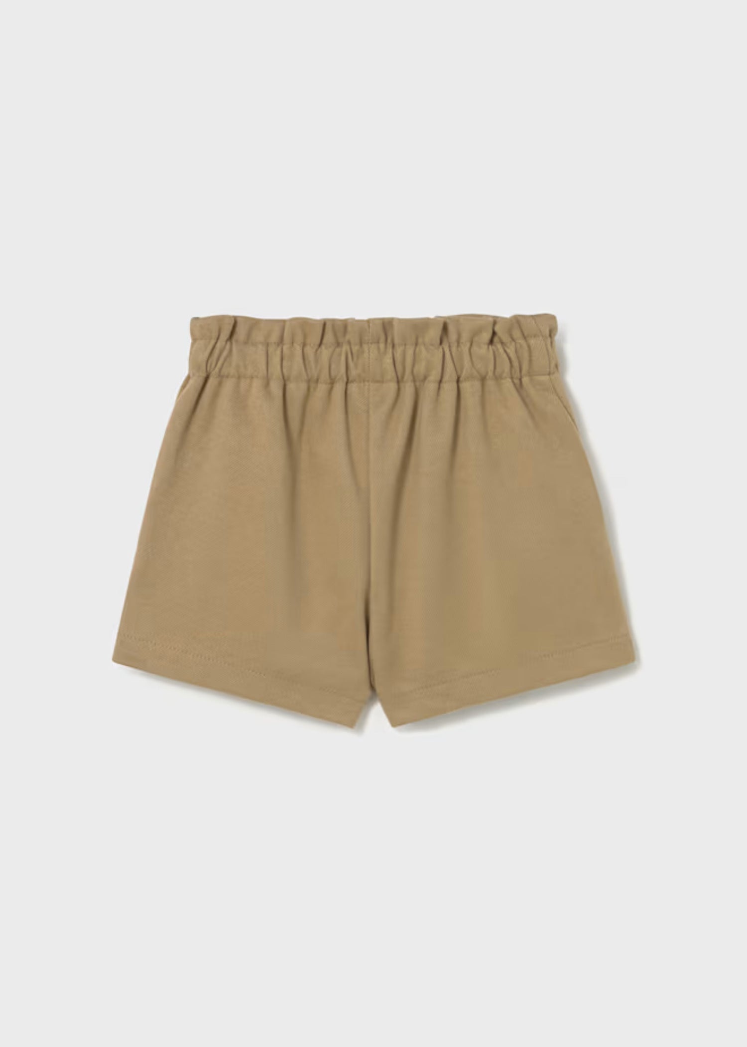 Short Sarga Bolsillos Camel