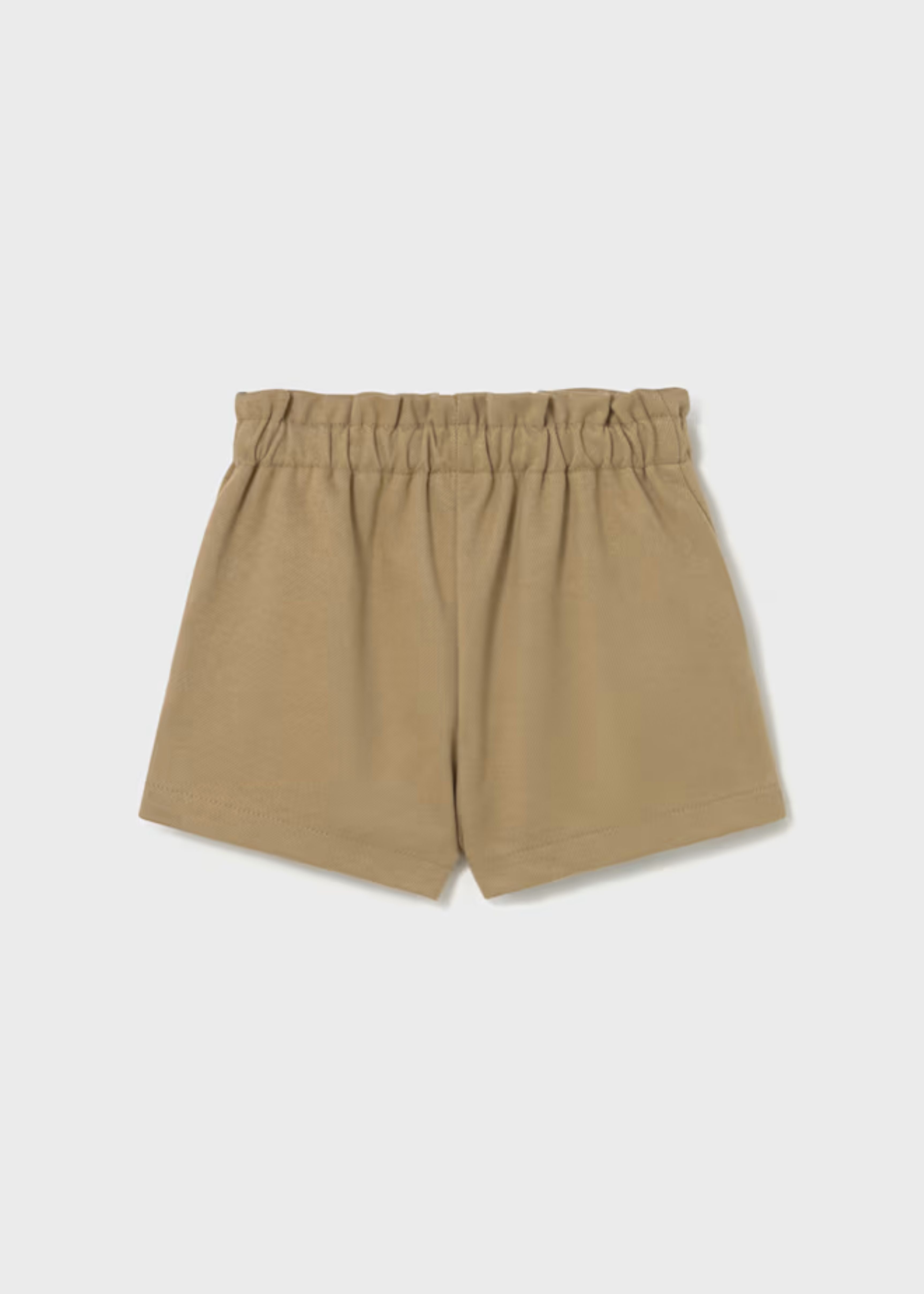 Short Sarga Bolsillos Camel