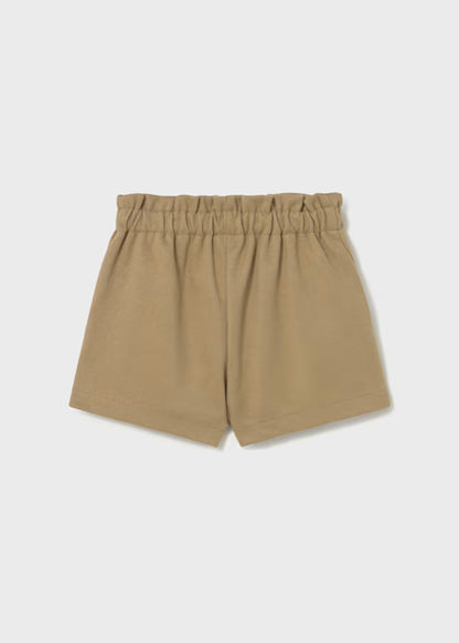 Short Sarga Bolsillos Camel