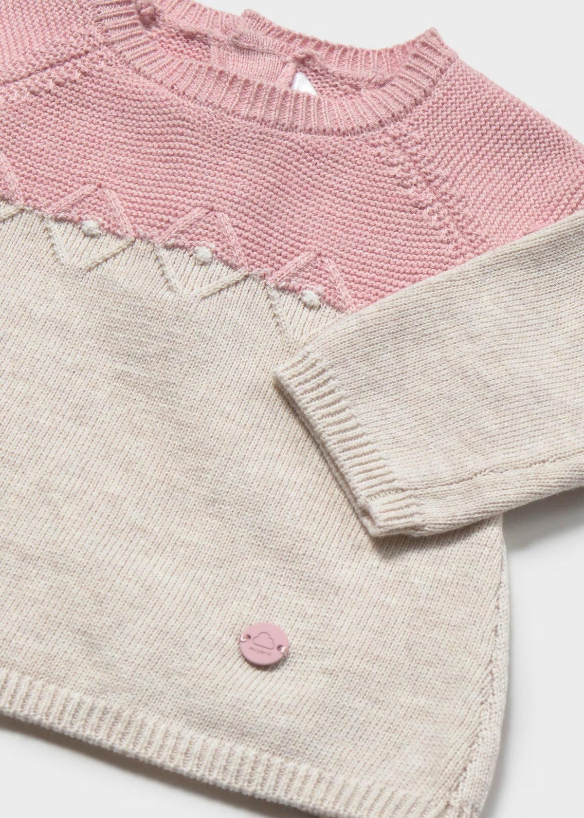Set 3 Piezas Sweater | Short Tejido Rosa