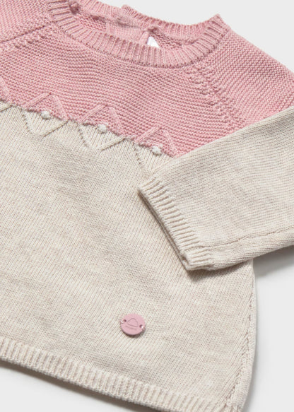 Set 3 Piezas Sweater | Short Tejido Rosa