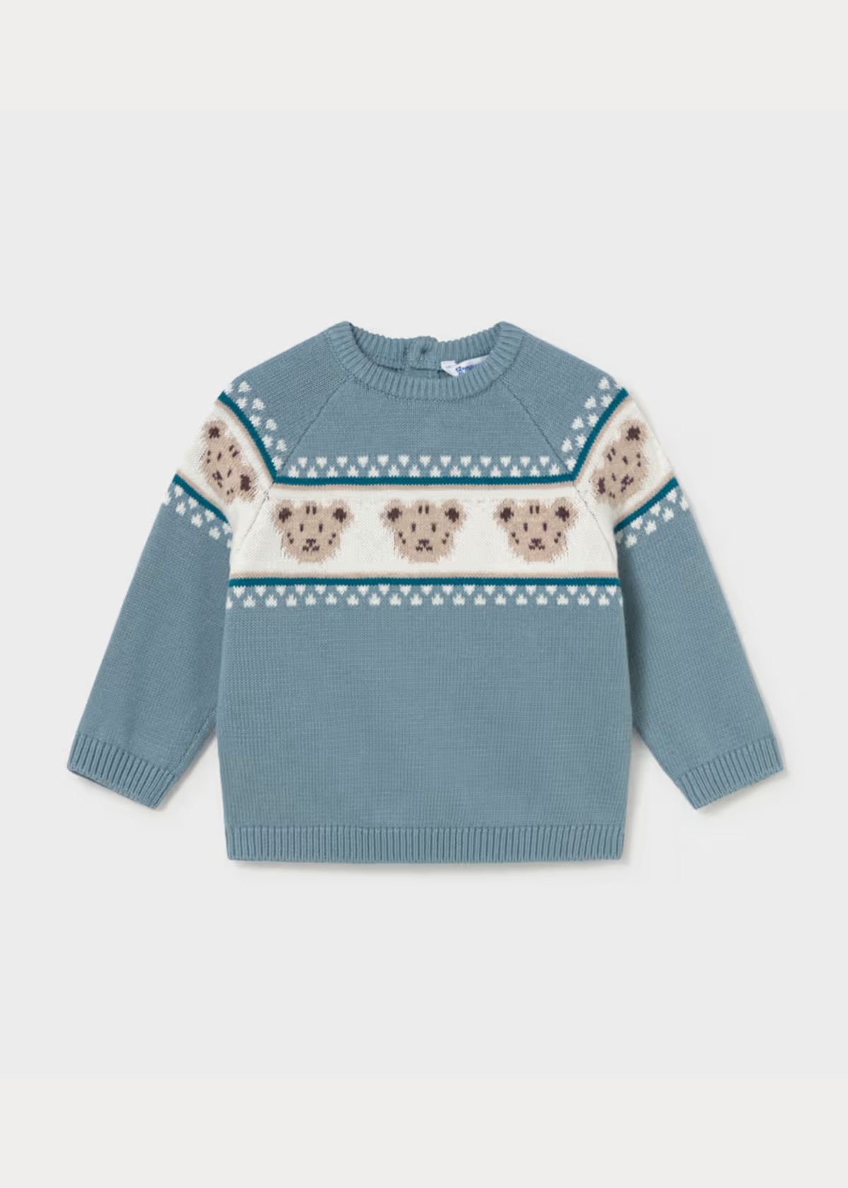 Jersey Jacquard Teddy Ártico